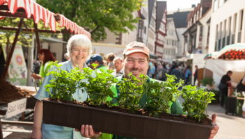 Gartentaxi bei der Nagolder Gartenmesse