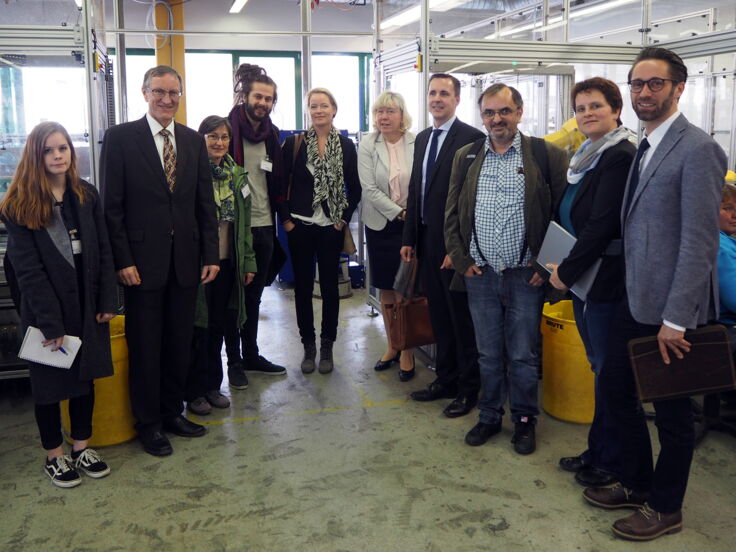 Thekla Walker und Roland Bernhard bei der GWW