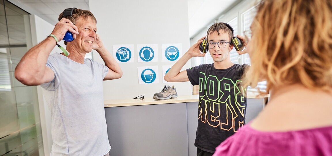 Arbeiten an verschiedenen Arbeitsplaetzen